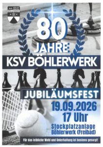 80 Jahre KSV BÖHLERWERK